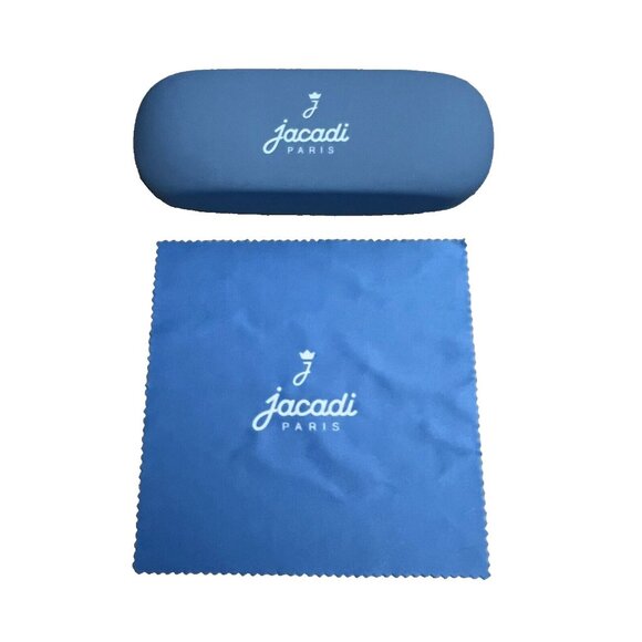 Jacadi Accessories - Jacadi Paris Sunglass Eye Glasses Hard Case & Cloth Blue ~New